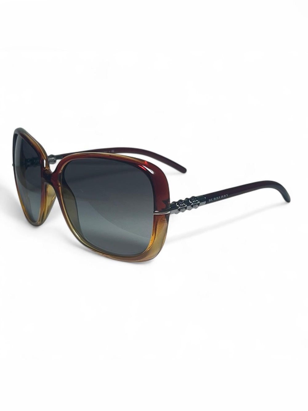 Burberry Women's Brown Amber Gradient Square Sunglasses